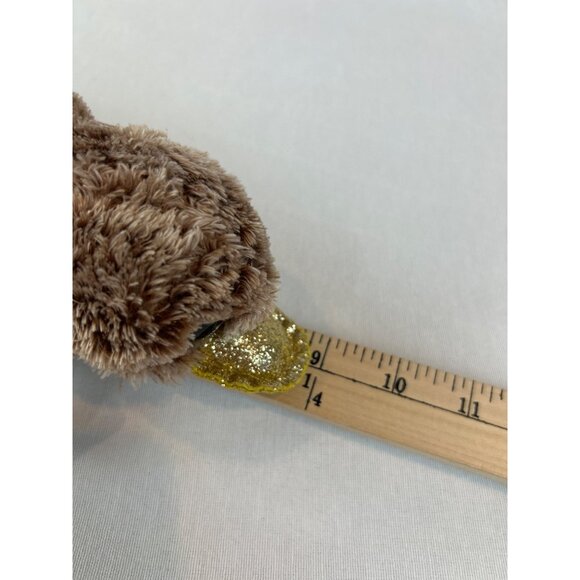 Ty Beanie Boos 9in Perry Platypus Plush Toy Glitter Gold Feet and Bill - Picture 7 of 7